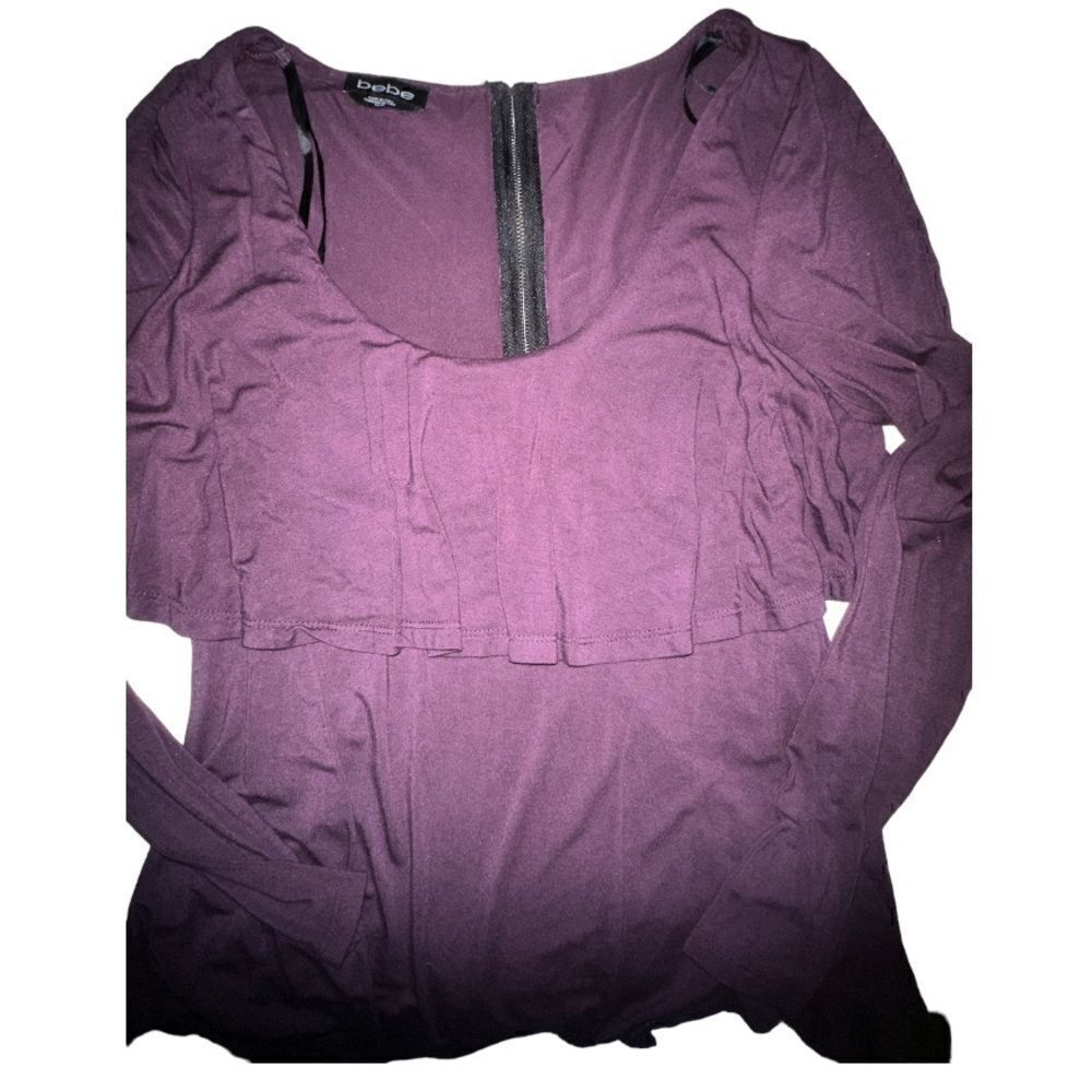 BEBE XS Purple Top